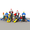 Adventure-Filled Space Playground Slides for Kids' Exploration
