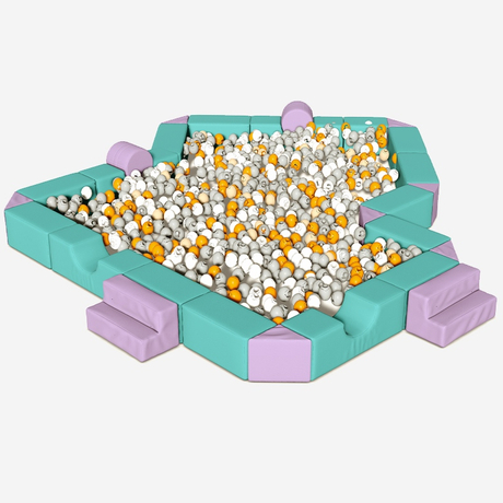 Irregular-Shaped Themed Custom Indoor Soft Play Ball Pit 