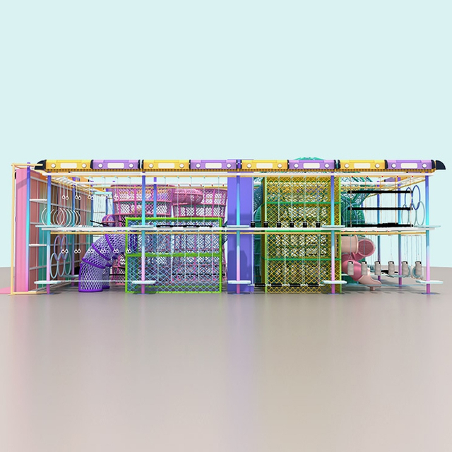 Eco-Friendly Indoor High Ropes Course for Malls & playground Venues