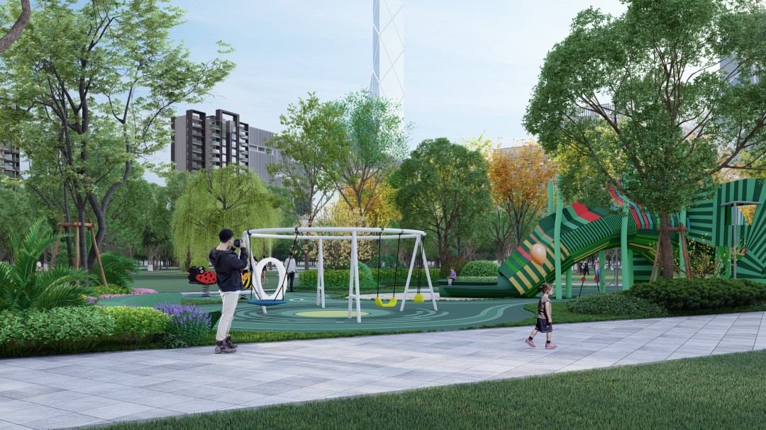 Outdoor playground equipment for residential communities (8)