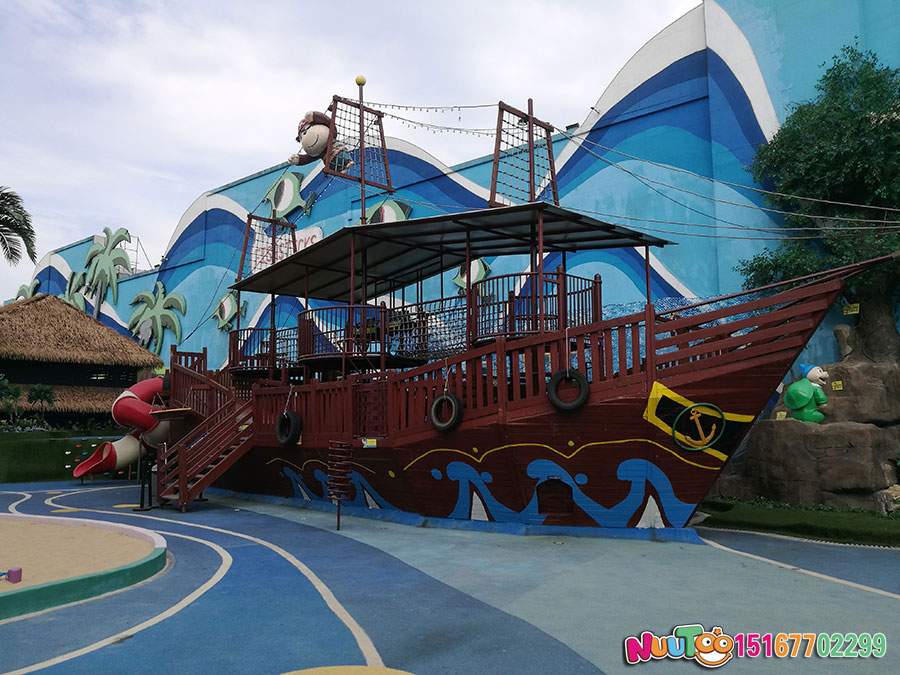 Le Tu non-standard ride + pirate ship + indoor children's playground + water rides - (21)
