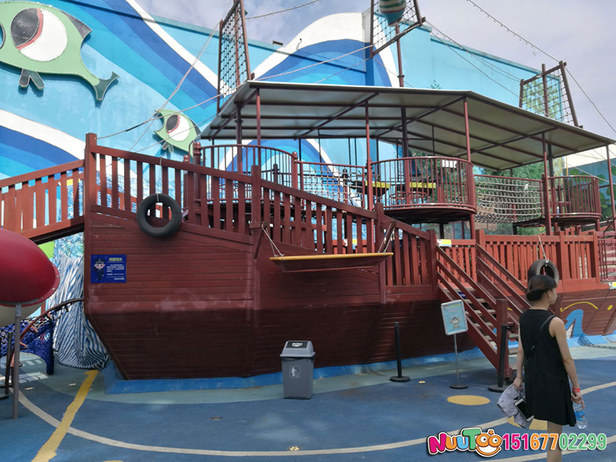 Le Tu non-standard ride + pirate ship + indoor children's playground + water rides - (11)