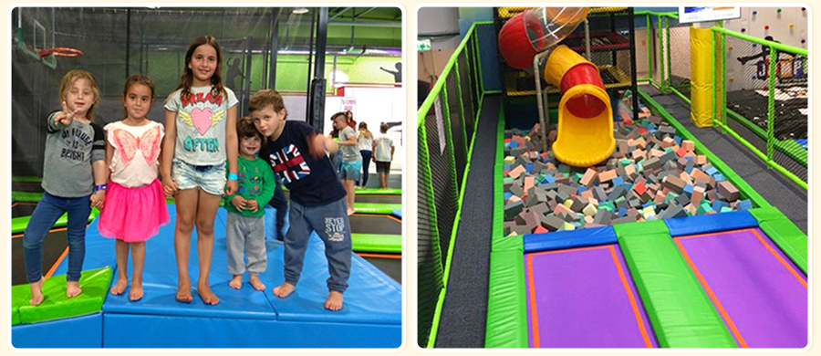 Children's playground equipment + play equipment + large trampoline + trampoline (11)