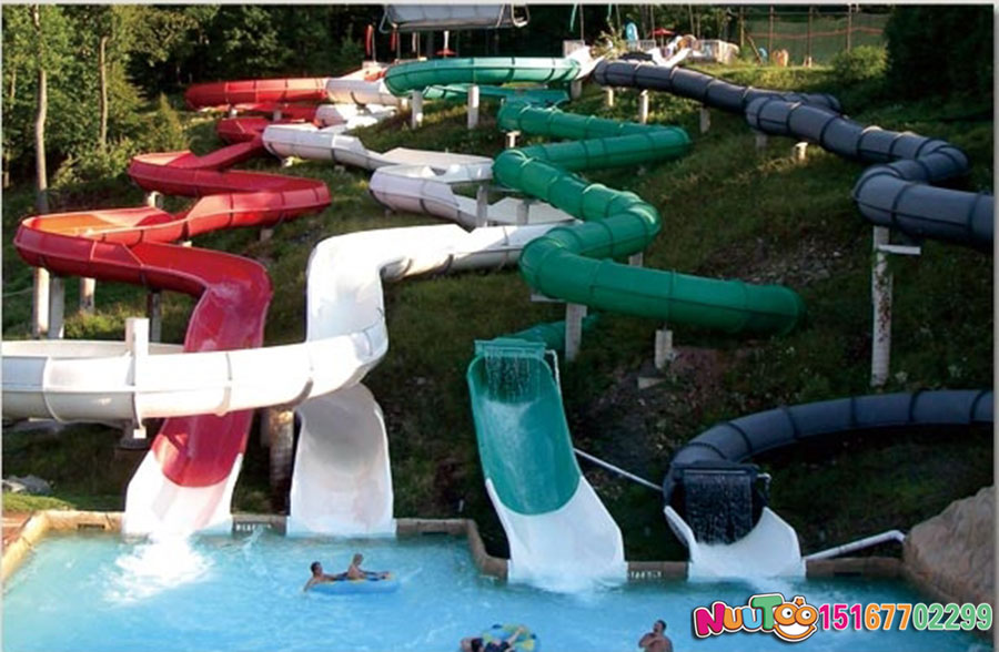 Water slide + water play equipment + children's play facilities (42)