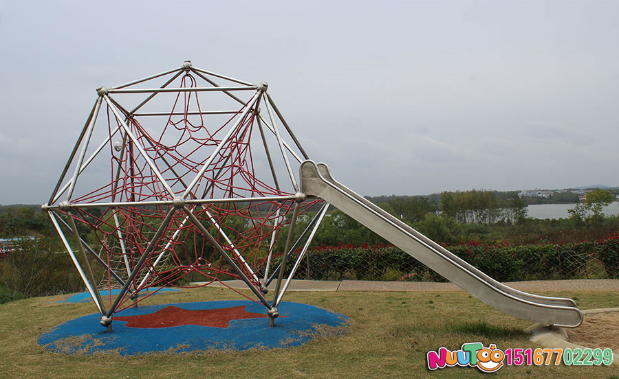 Non-standard travel + crawling + stainless steel slide + children's paradise equipment (4)