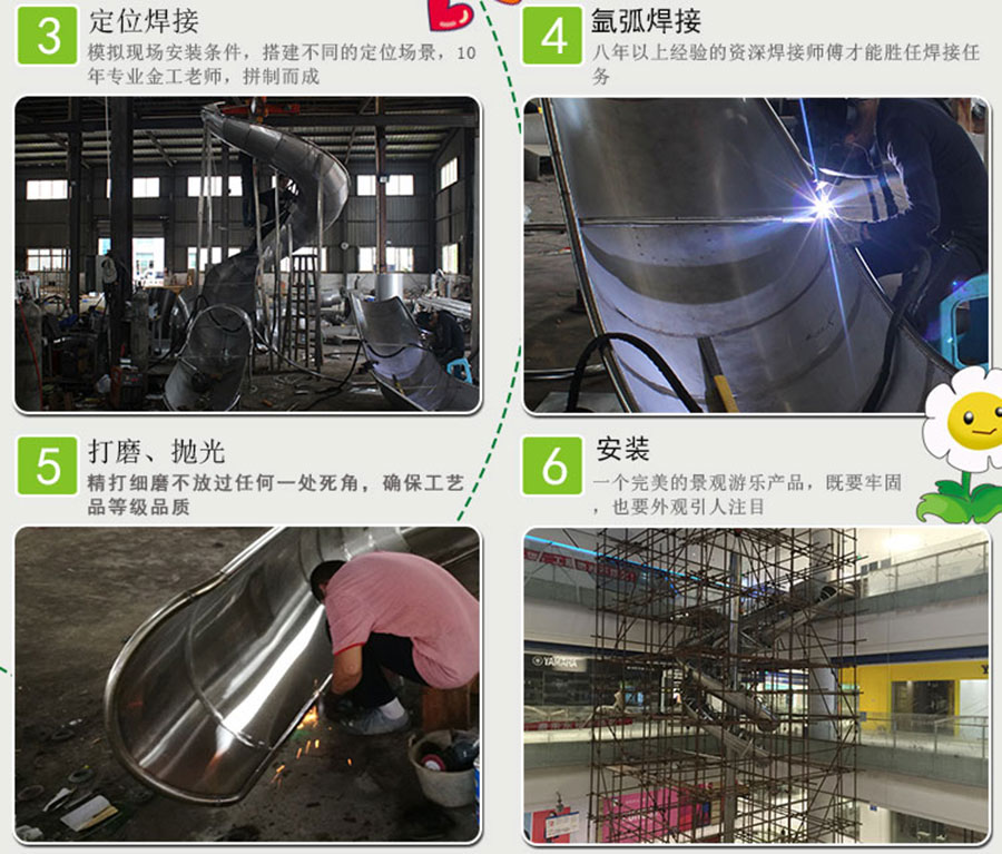 Stainless steel slide production process _02