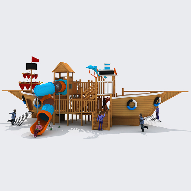 China Outdoor Playground Pirate Ship，Pirate Ship Playground for Sale Factory
