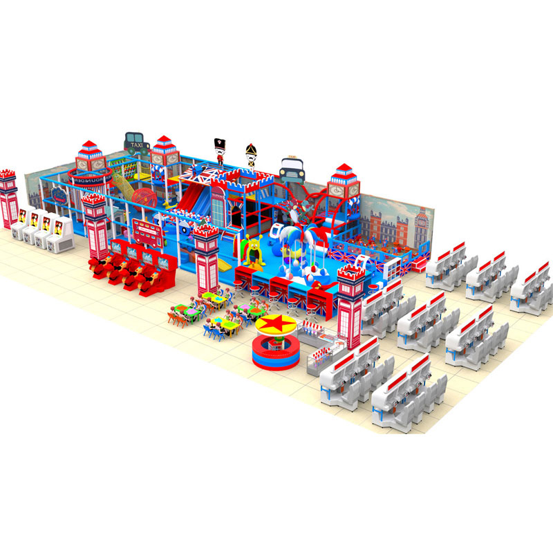 British Theme Indoor Playground，Kids Indoor Playground Supplier