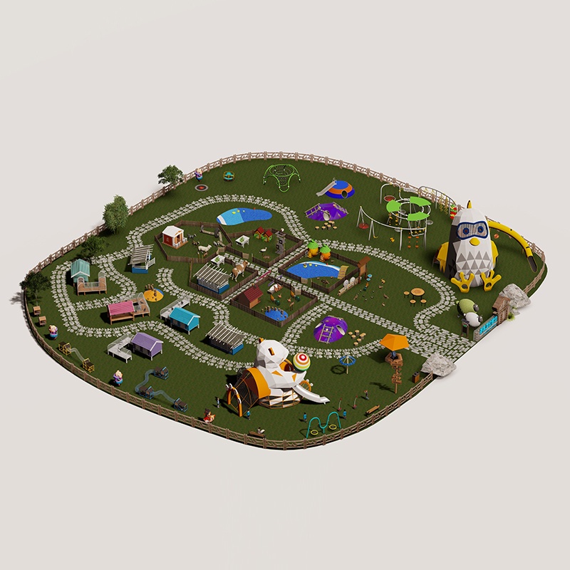 ​​Kids-Friendly&Modular Poultry Pet Playground