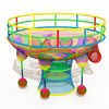 Mini Trampoline Rope Climbing Playground Set