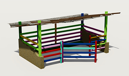 pet house cattle pen