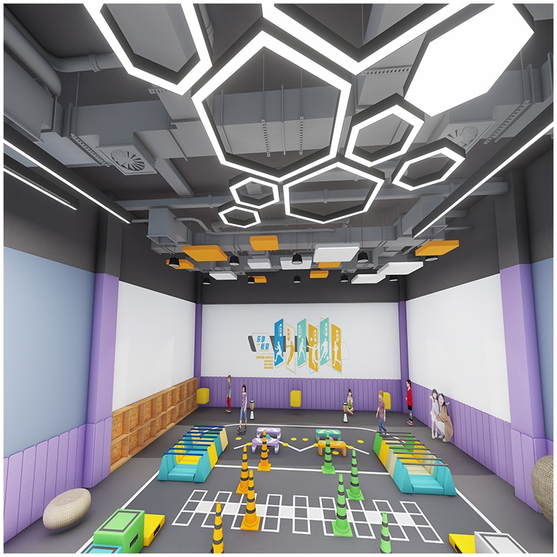 Bespoke Obstacle Course Training Equipment for Indoor Playgrounds