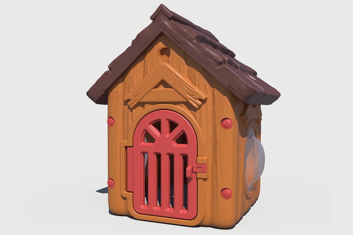 Sensory enrichment squirrel hut (4)