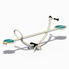 Modern Metal Outdoor Seesaws
