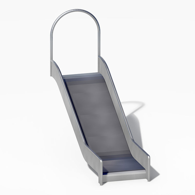 Single-Lane Toddler Stainless Steel Slides