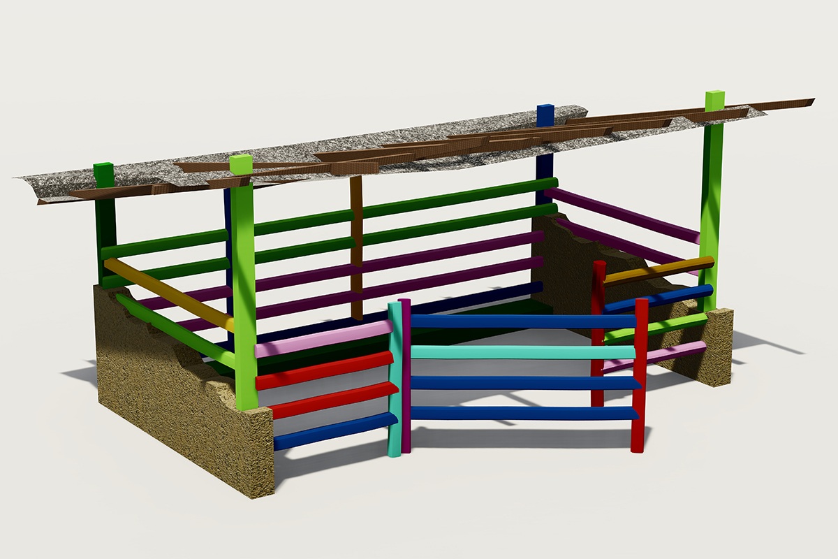 Petting zoo cattle fencing (2)