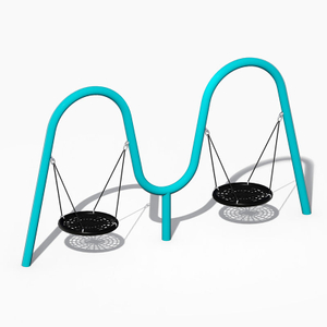 Galvanized Pipe Kids' Swing Sturdy Build for Active Play