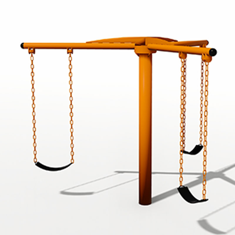 Heavy-Duty Galvanized Pipe Kids Swing for Reliable Outdoor Play Fun