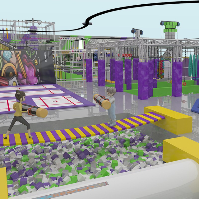 Kids Indoor Sports Park Set - Custom Playground Equipment 