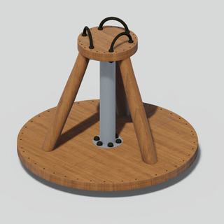 360° Spiral Base Roundabout for Kids Playground Safety​