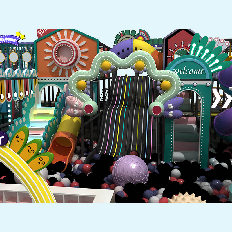 Candy Color Macaron Maze Indoor Playground - China Supplier