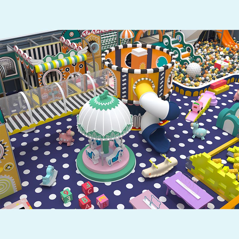 Macaron Series Maze Indoor Play - Colorful Pastel Hotel Kids Playground