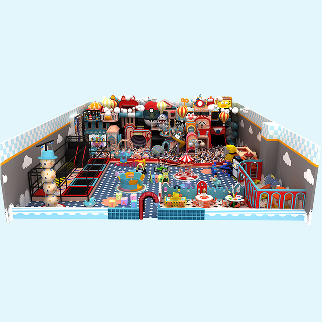Macaron Series Commercial Soft Play Resort Playgroun