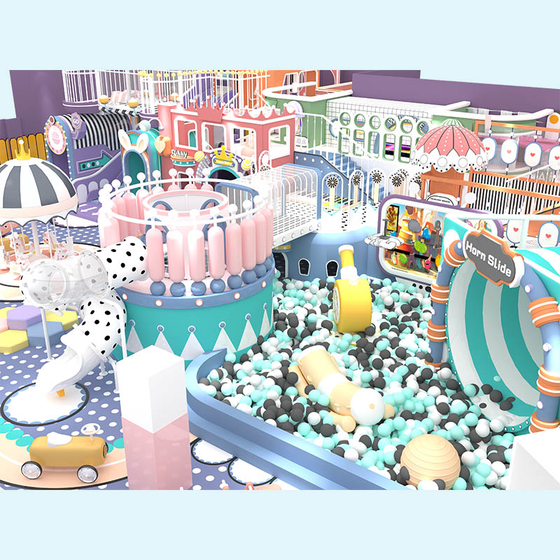 Kindergarten Pastel Soft Play Structure from China