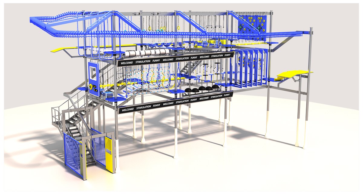 4.Commercial Indoor High Ropes Course (3)