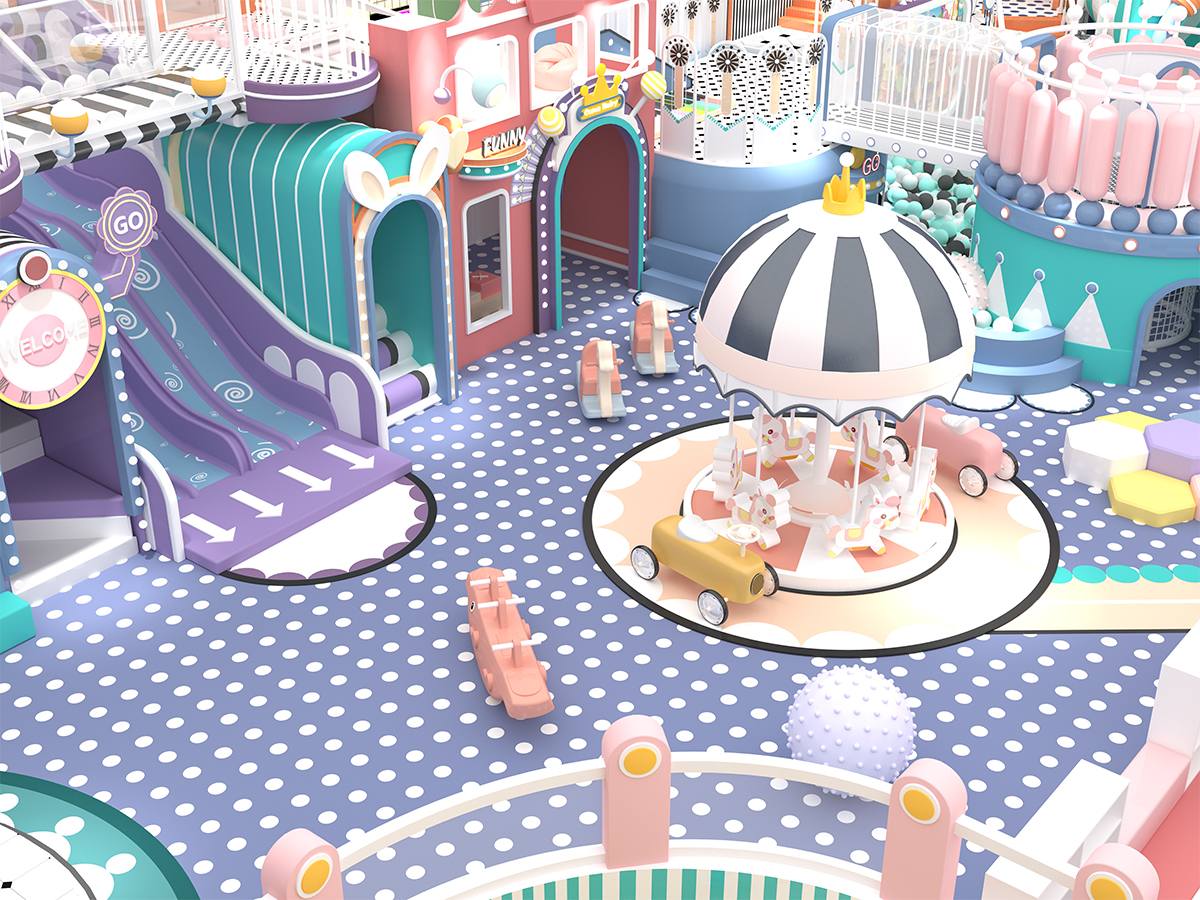 2.Commercial Pastel Color Indoor Playground (3)
