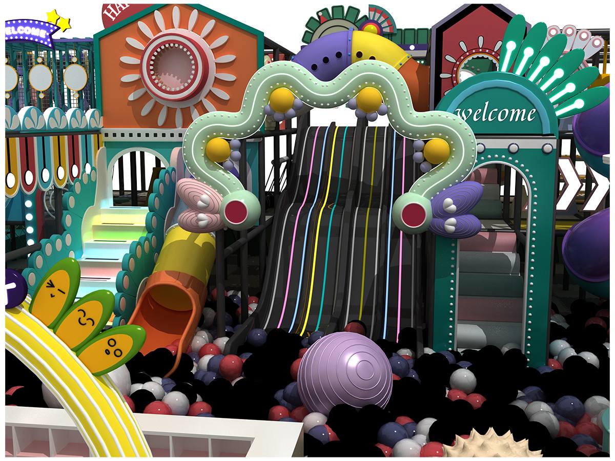 6.Candy Color Macaron Indoor Playground (3)