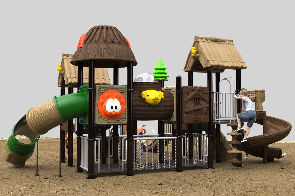 Affordable outdoor slide playground (2)