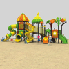 Interactive Outdoor Playground Slide with Forest Fun for Children