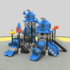 Outdoor Playground Slide with Rocket Design for Safe Space Fun