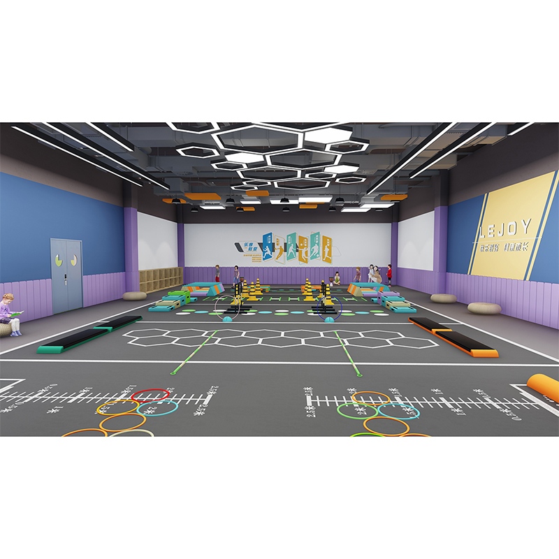 Bespoke Obstacle Course Training Equipment for Indoor Playgrounds
