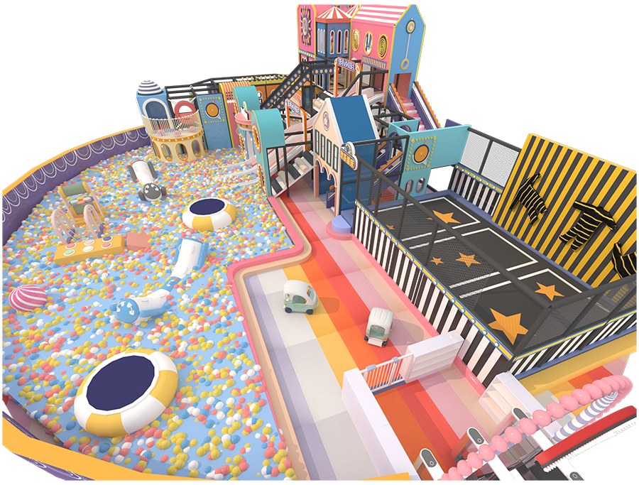 How to Build a Maze Indoor Playground (6)