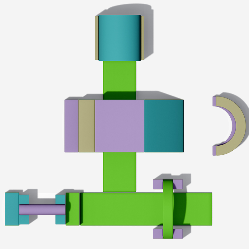 Modular Crawl & Climb Indoor Soft Play Equipment