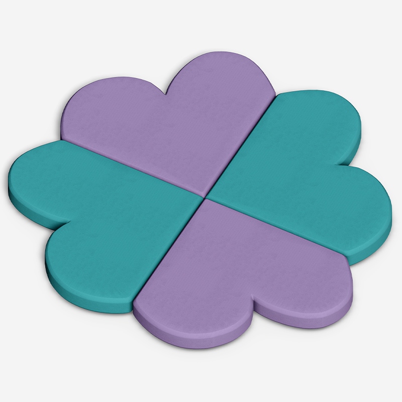 Clover-Shaped Modular Indoor Soft Play Mat