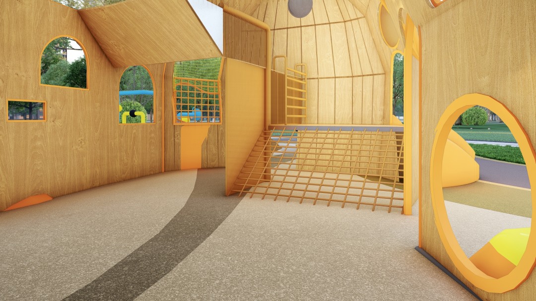 Outdoor playground equipment for residential communities (18)