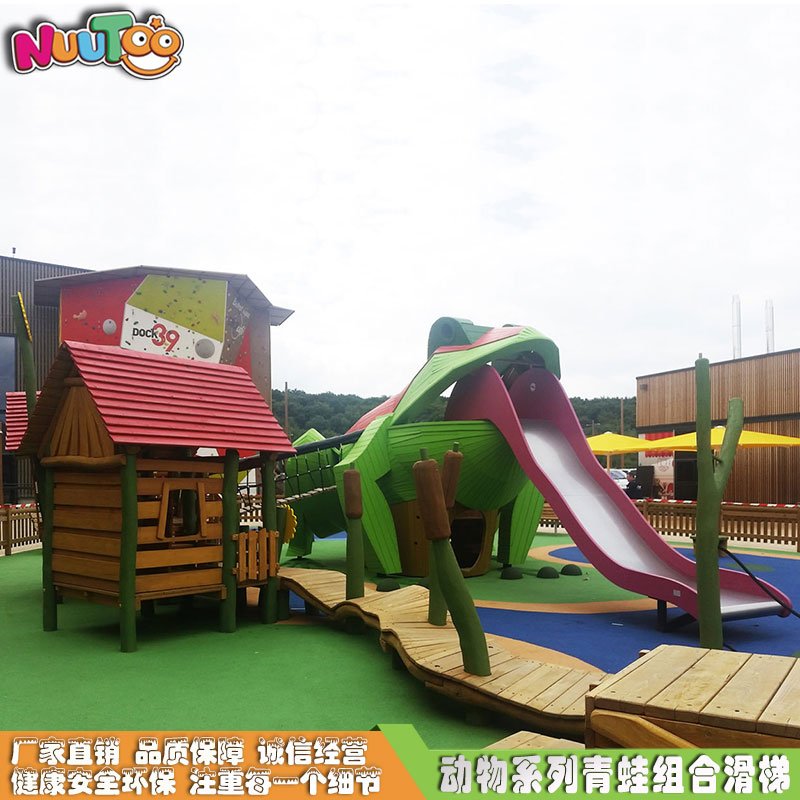 Wooden combination cartoon character amusement equipment outdoor garden non-standard custom no power combination ride