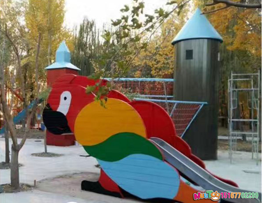 Non-standard amusement + children's playground + Du's tourist scenic parrot slide (13)