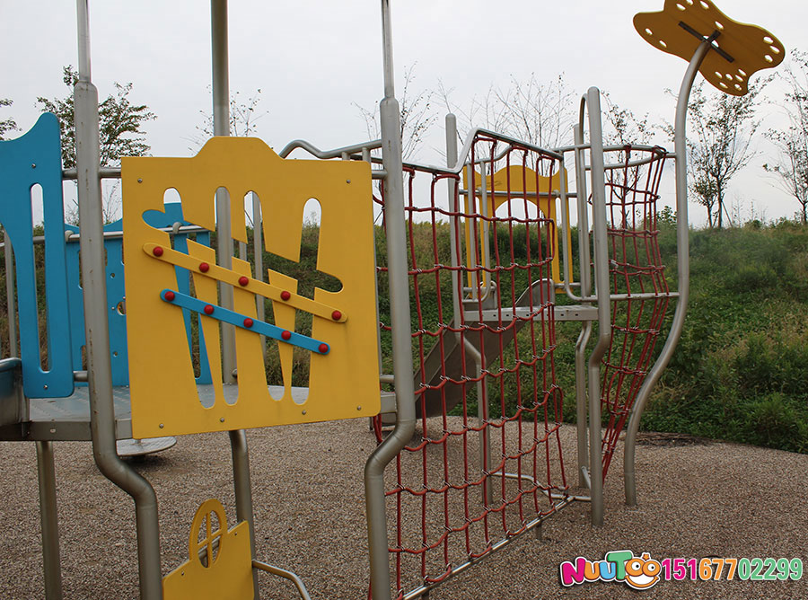 Non-standard tour + amusement facilities + PE board combination slide + slide (6)