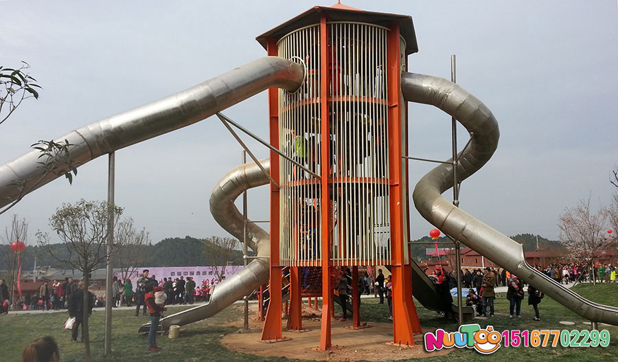 Shengshi Tower + non-standard travel + children's play + stainless steel slide (1)