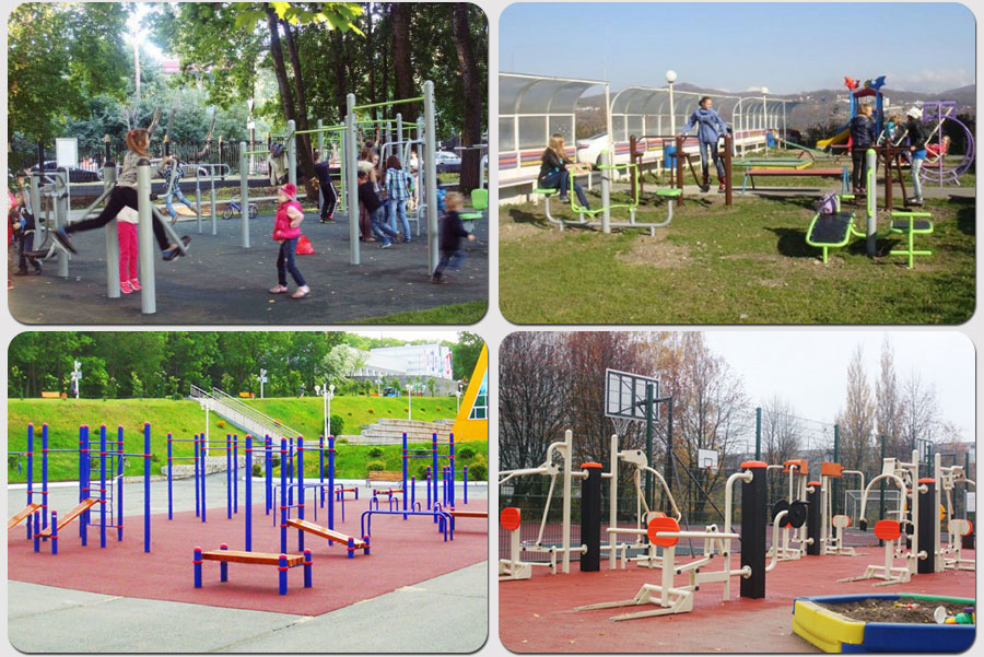 Fitness path + fitness equipment + outdoor fitness equipment + middle-aged fitness equipment _12