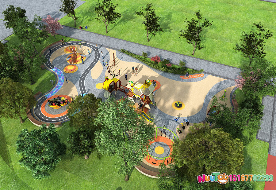 Hive + non-standard travel + play equipment + combination slide - (10)