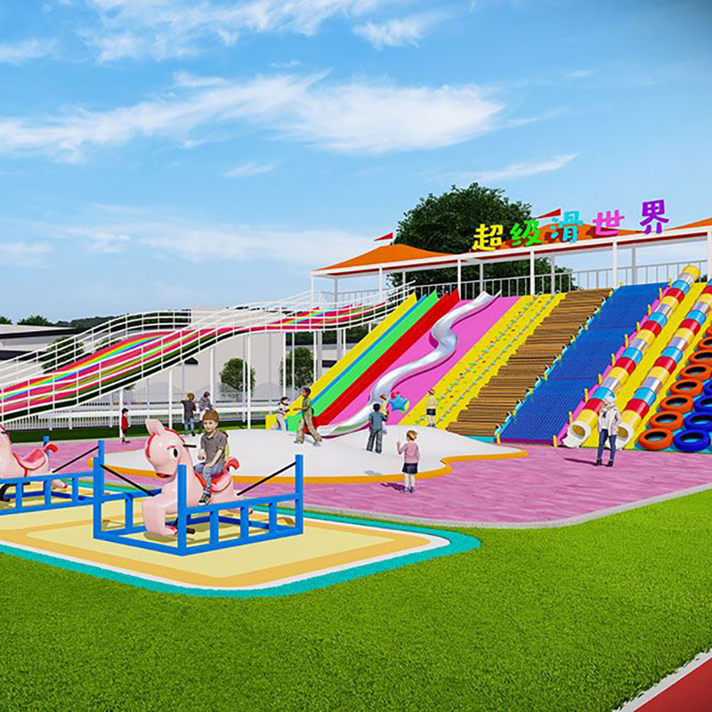 Outdoor Amusement Park For Kids Factory