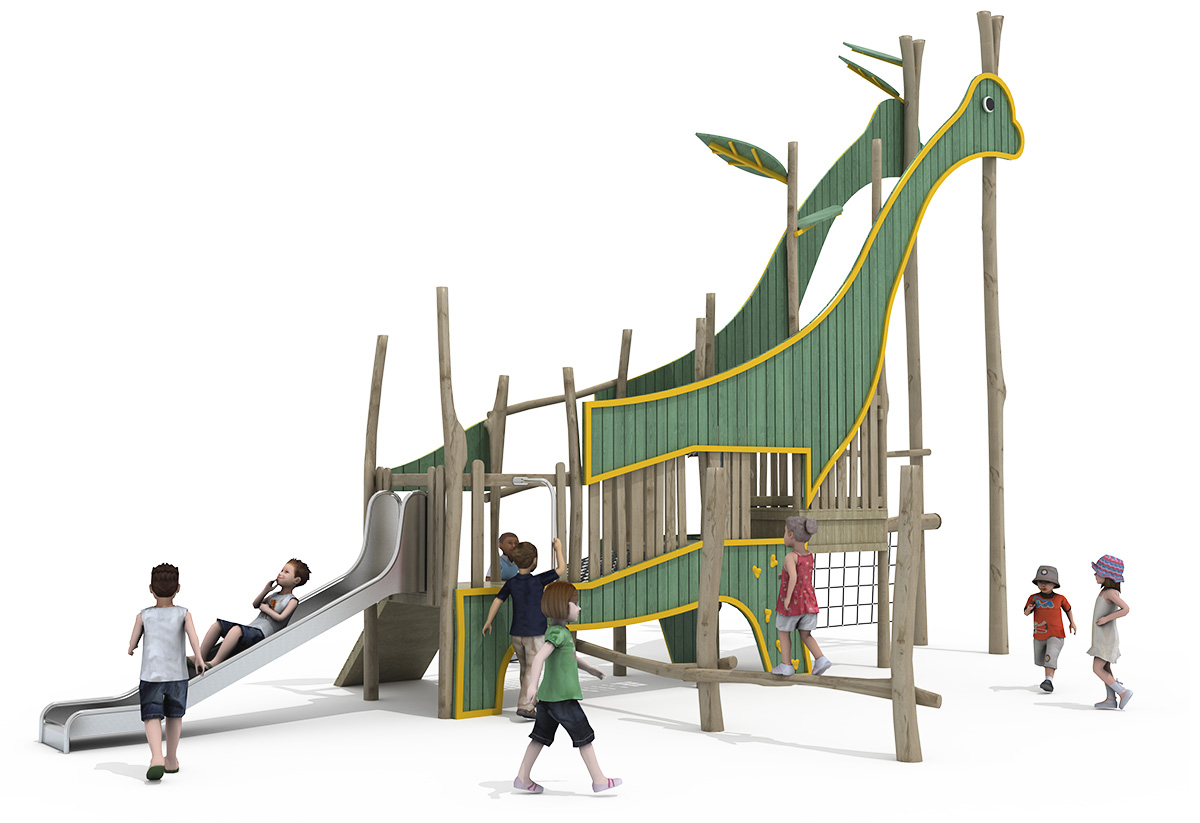 Beijing outdoor children slide (2)