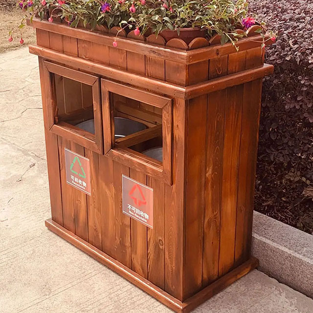 Wooden Rubbish Bin, Dustbin Trader