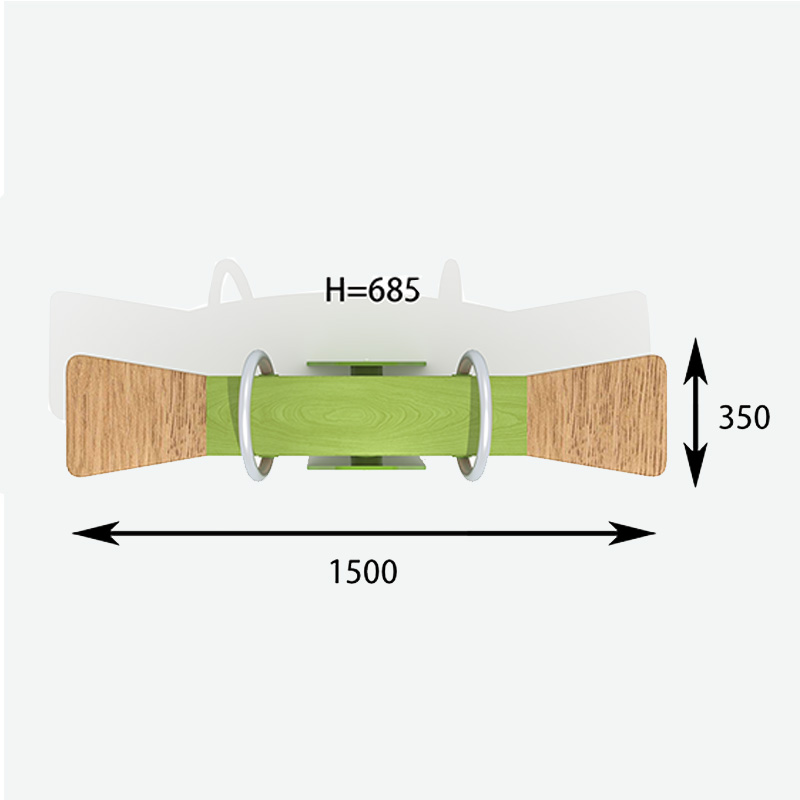 Frog Seesaw，Science Playground Equipment Manufacturer
