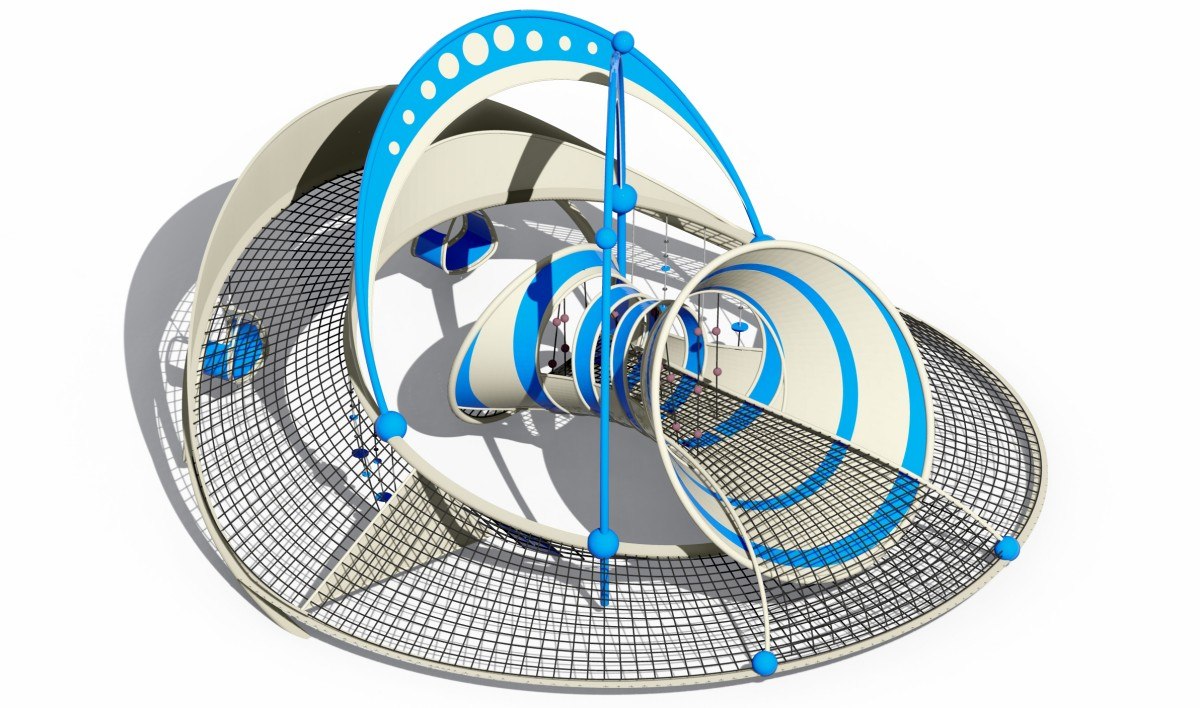 13. rope climbing frame playground -3